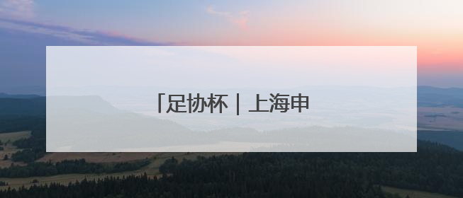 足协杯｜上海申花胜上海海港